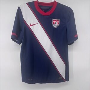 Nike USA Soccer Jersey Dri-FIT US National Team Small Navy Red White